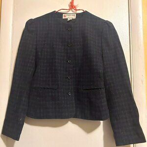 Vintage Womens Size 5/6 Peabody House Wool Blend Suit Jacket-Nice!